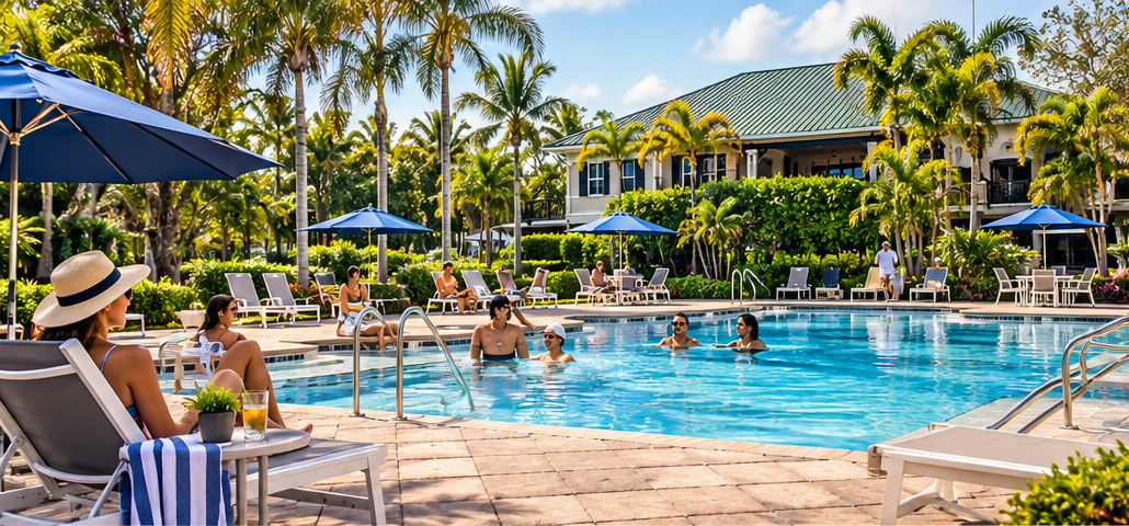 Boulevard Tennis and Padel Club pool and lifestyle amenities